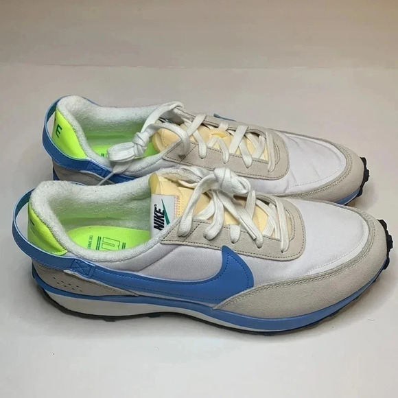 Nike Sneakers Waffle Debut Men’s Size 13 White University Blue New - Picture 3 of 12